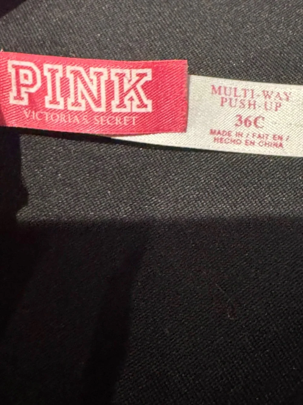 Victoria’s Secret  push-up Strapless Black Smooth Satin Bra - 36C - Picture 3 of 5